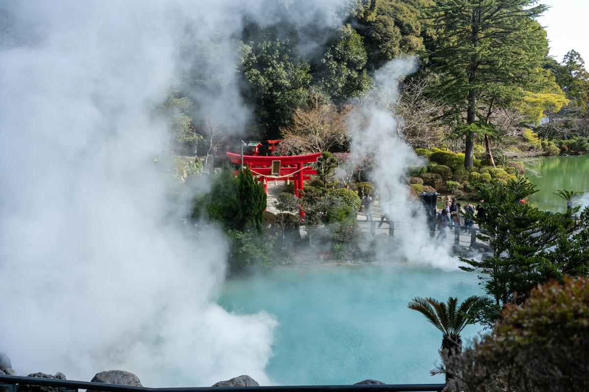 Umi Jigoku, die „Meereshölle“ in Beppu