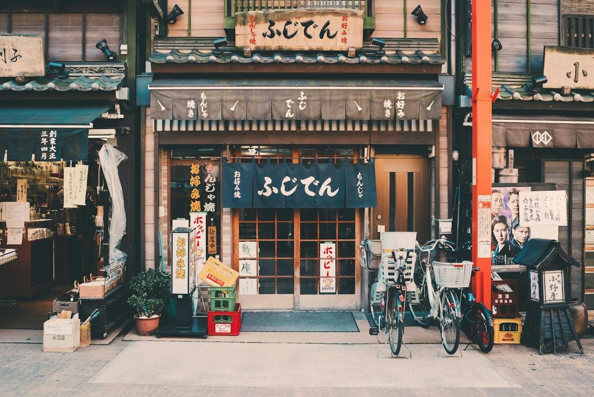 Ein Okonomiyaki-Restaurant